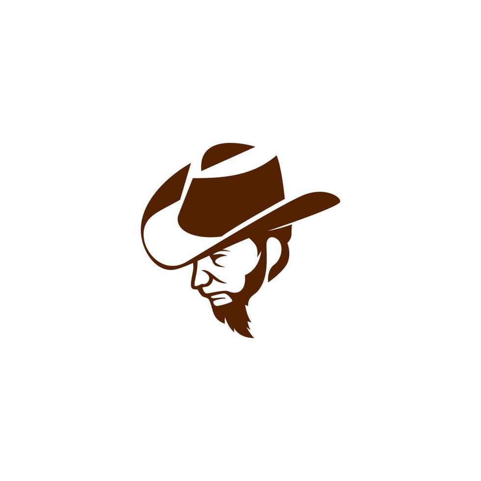 logo voor een bedrijf gebeld cowboy vector