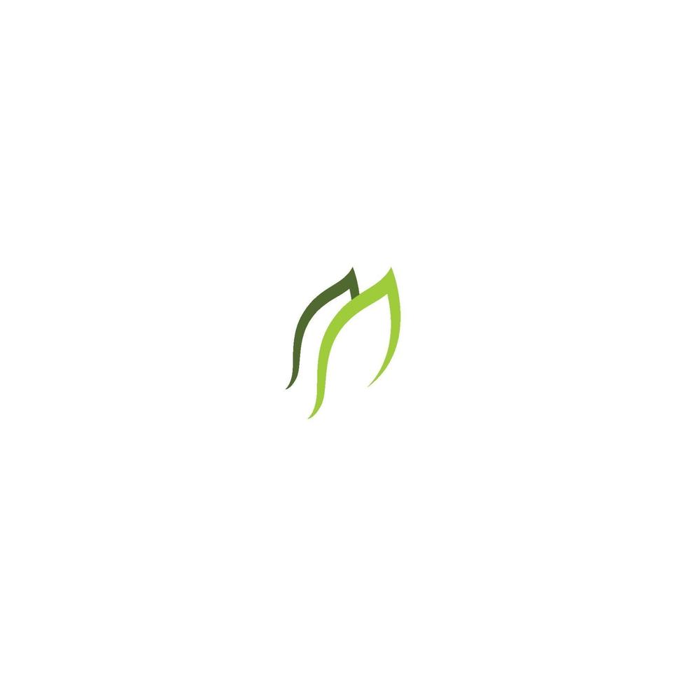 logo's van groen blad ecologie natuurelement vector pictogram