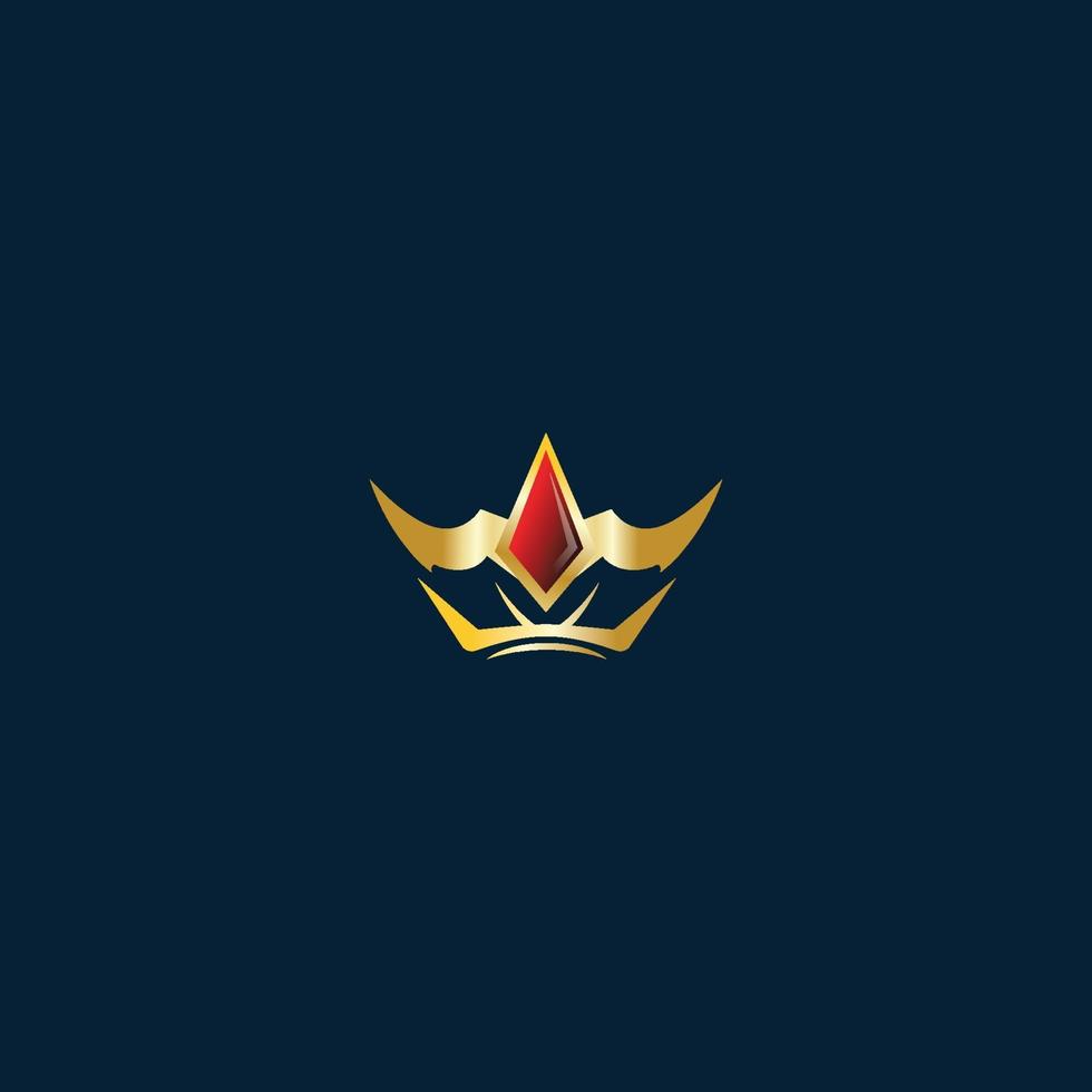 kroon logo sjabloon vectorillustratie vector