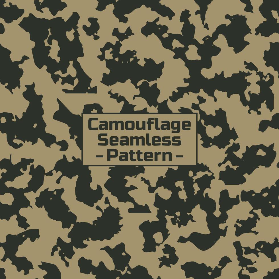 camouflage naadloos patroon. modieus stijl camouflage, herhaling afdrukken. vector illustratie. khaki textuur, leger leger groen jacht. naadloos patroon