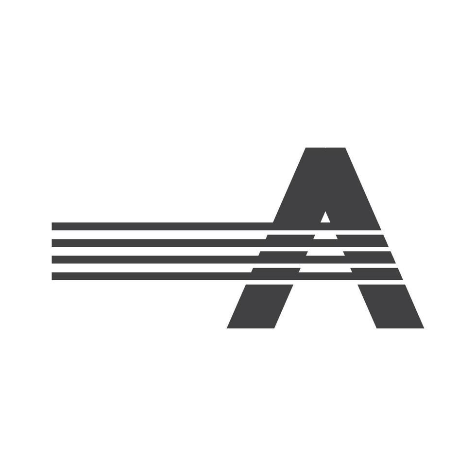 een brief logo bedrijf sjabloon vector