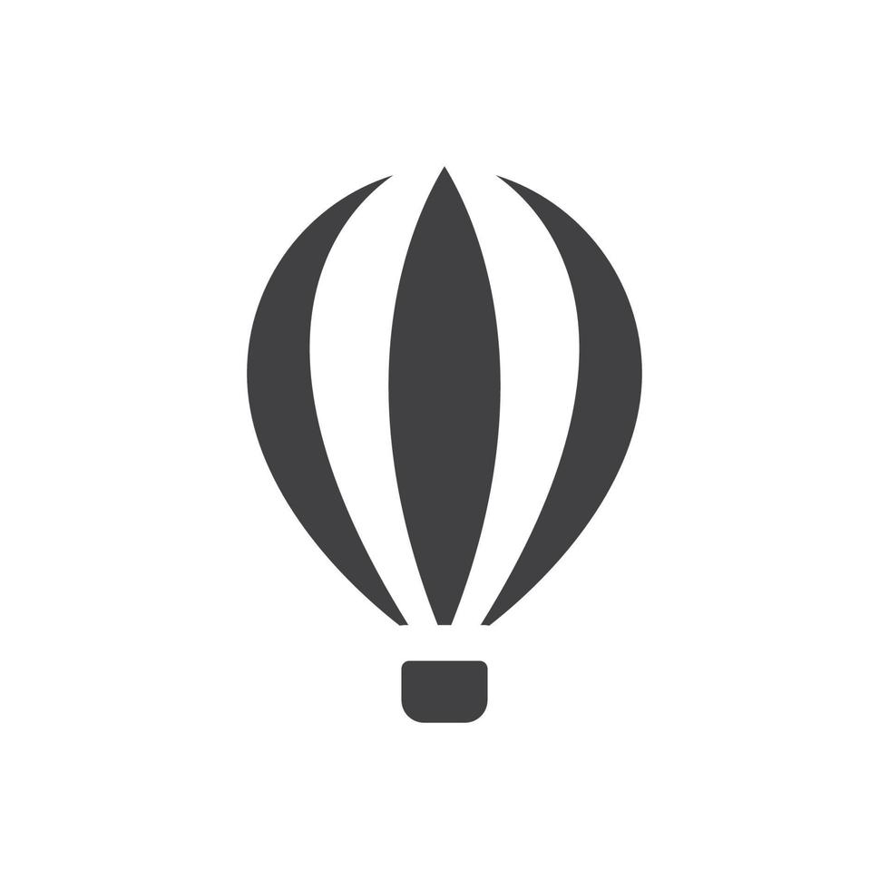 lucht ballon vector icoon illustratie ontwerp