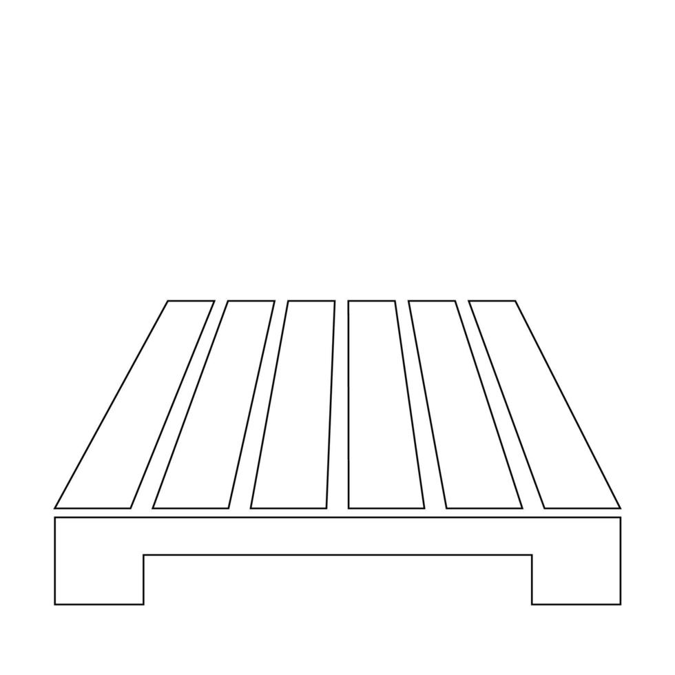 palet pictogram vector