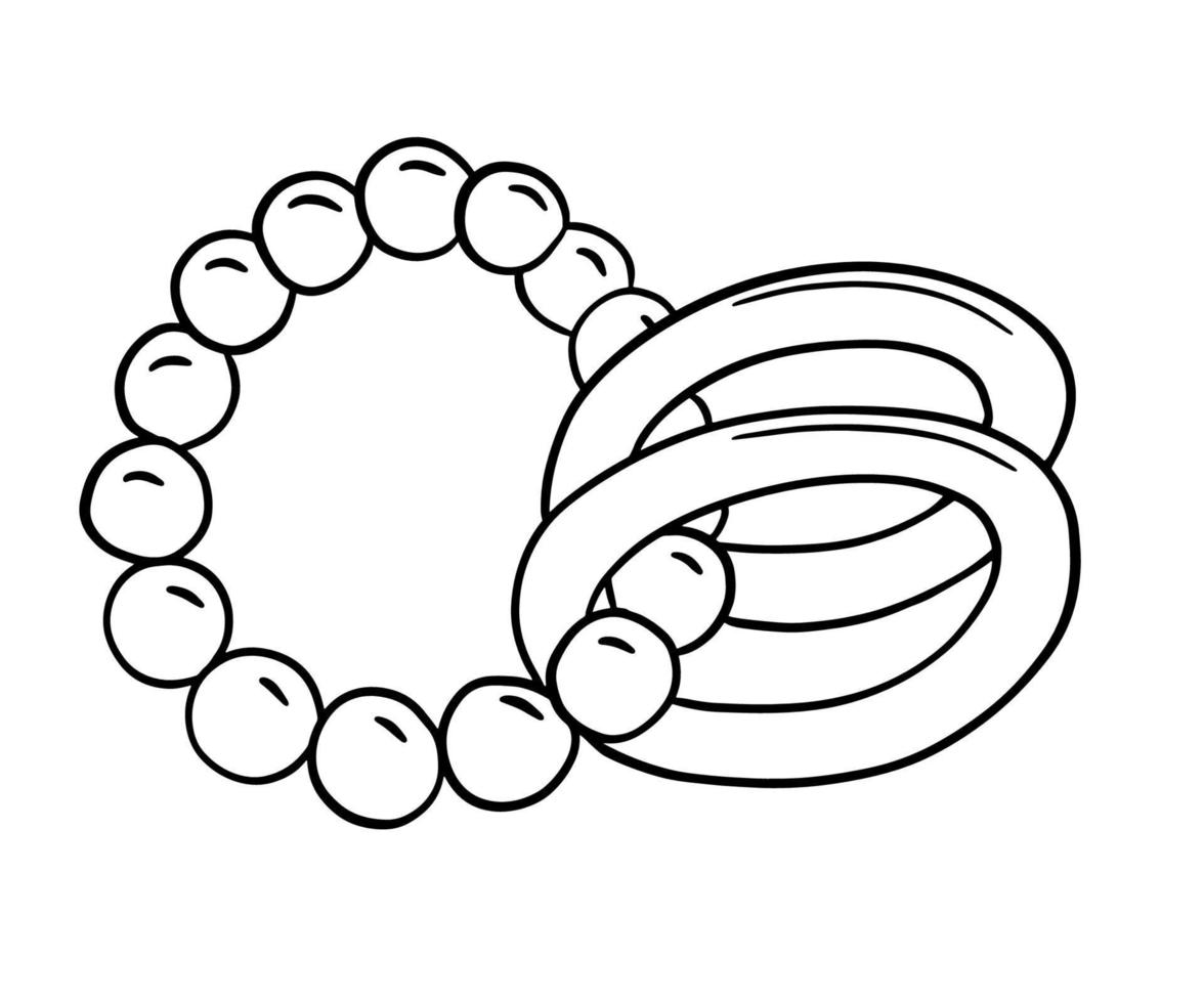 baby rammelaar speelgoed- schets schetsen. tekening lijn vector hand- getrokken illustratie geïsoleerd Aan wit achtergrond