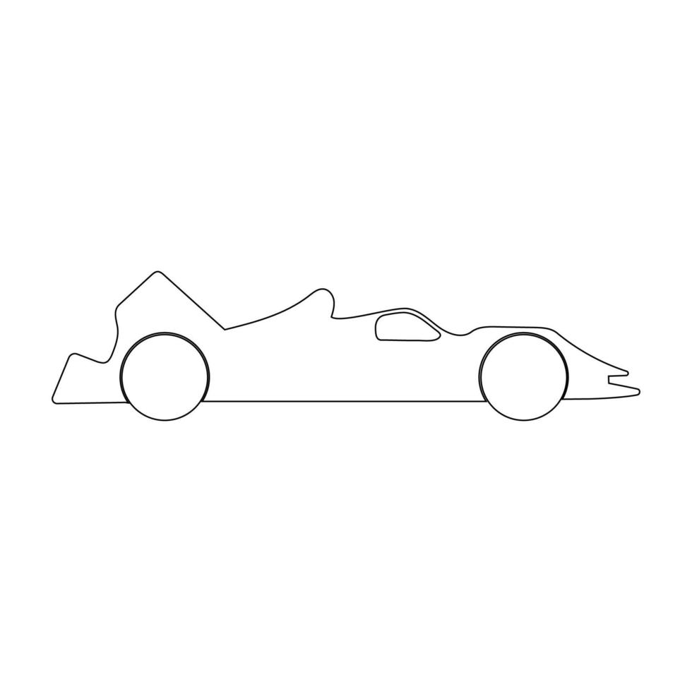 racing auto icoon vector