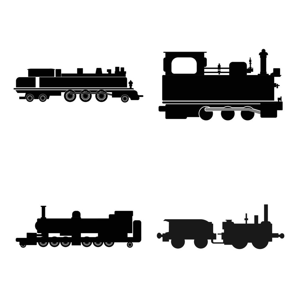 stoom- locomotief icoon vector