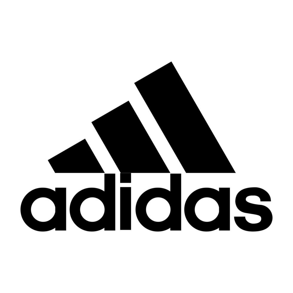 adidas logo. vector illustratie