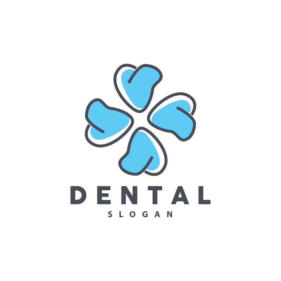 tand logo, tandheelkundig Gezondheid vector, zorg merk illustratie vector