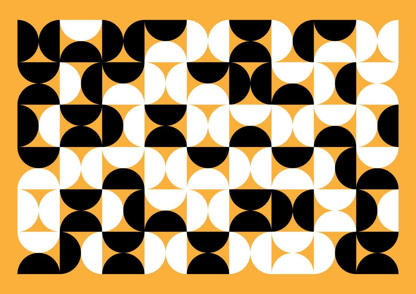 bauhaus abstract bauhaus patroon achtergrond vector zwart en wit