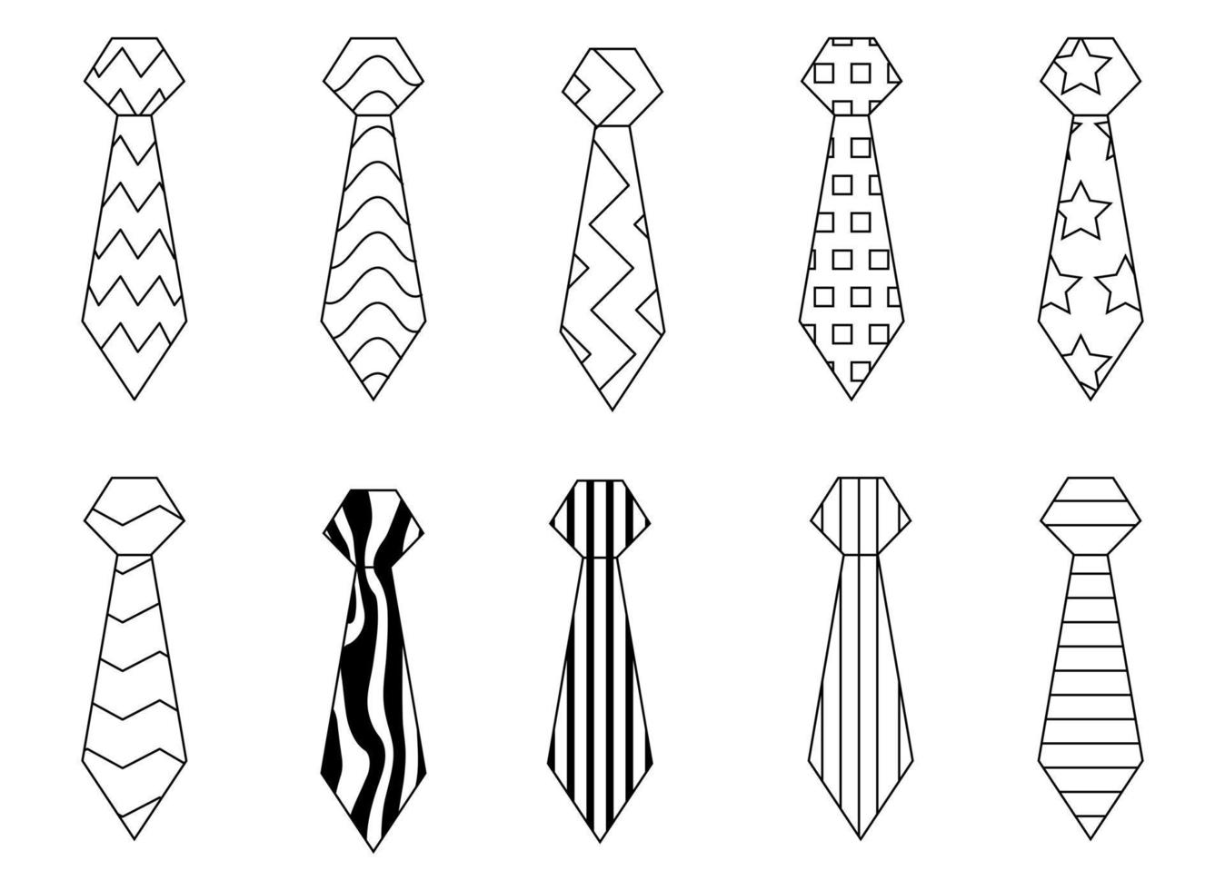 stropdas vector ontwerp illustratie geïsoleerd Aan wit achtergrond