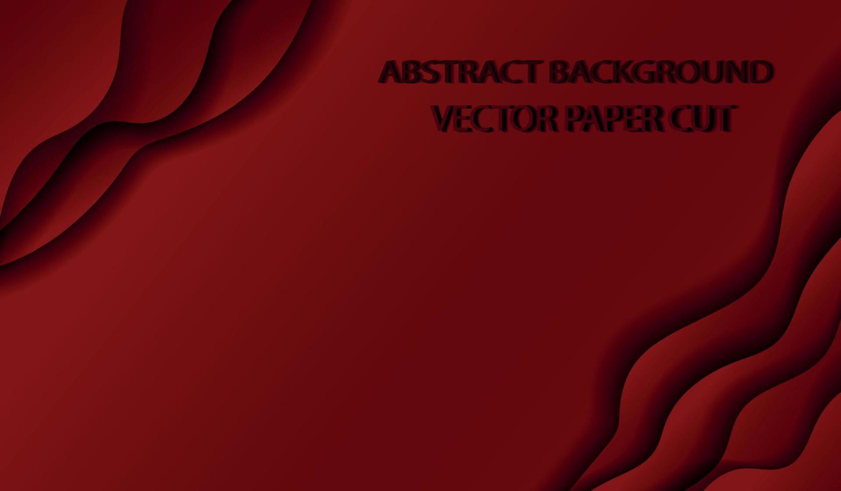 voorraad vector illustratie papier besnoeiing achtergrond. rood papier decoratie met golvend lagen. besnoeiing uit vormen. origami of snijwerk patroon. banier, folder, Hoes sjabloon ontwerp
