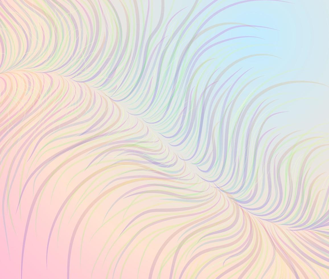 vector abstracte achtergrondafbeelding in felle kleuren, die doet denken aan zachte golven of pluisjes.