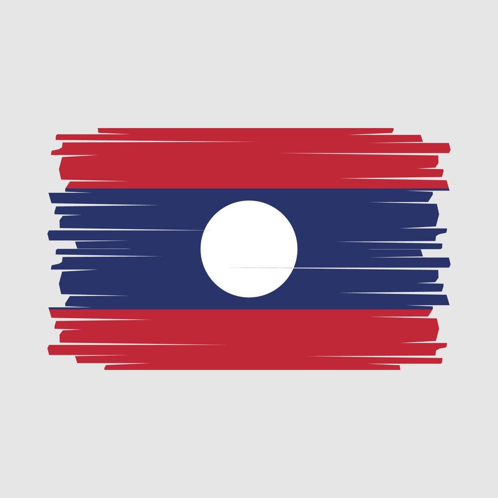 vlag van laos vector