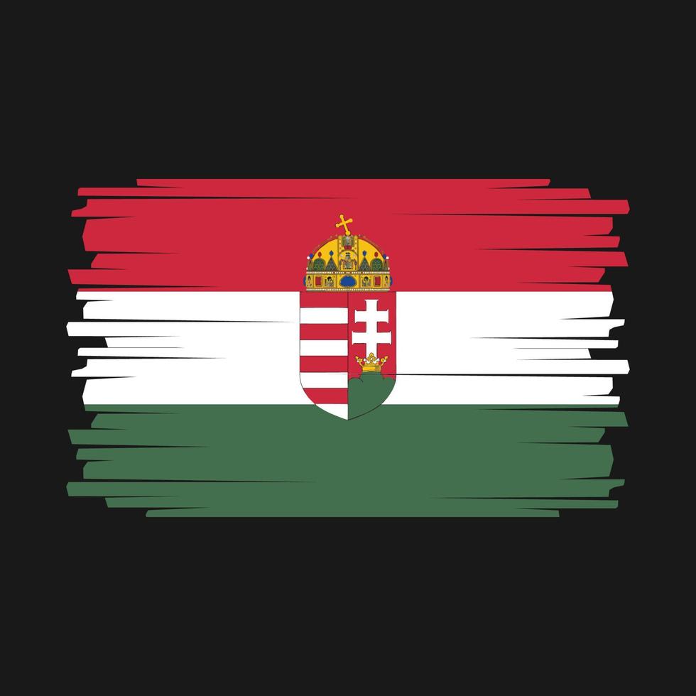 vlag van hongarije vector