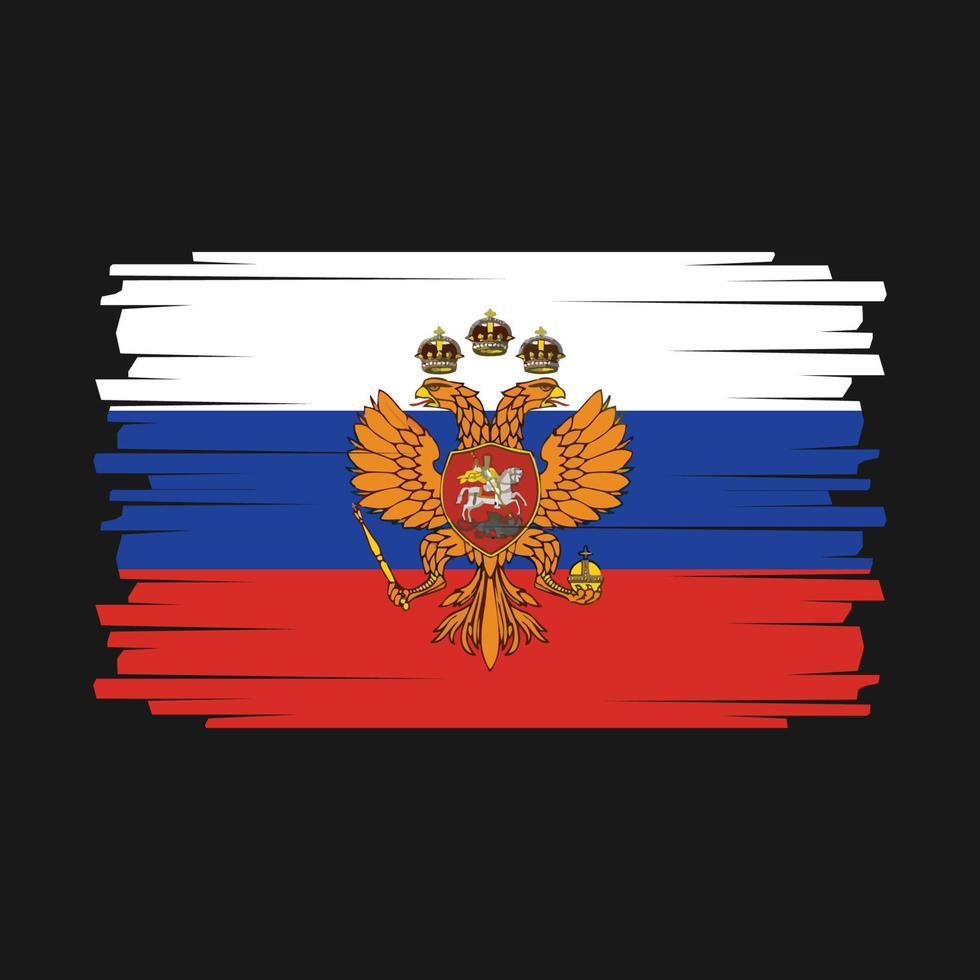 russische vlag vector