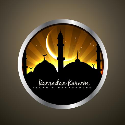 islamitische badge illustratie vector