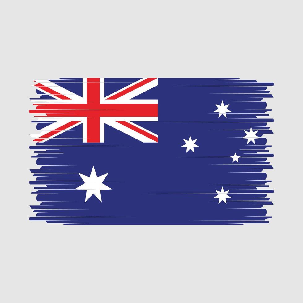 vlag van australië vector