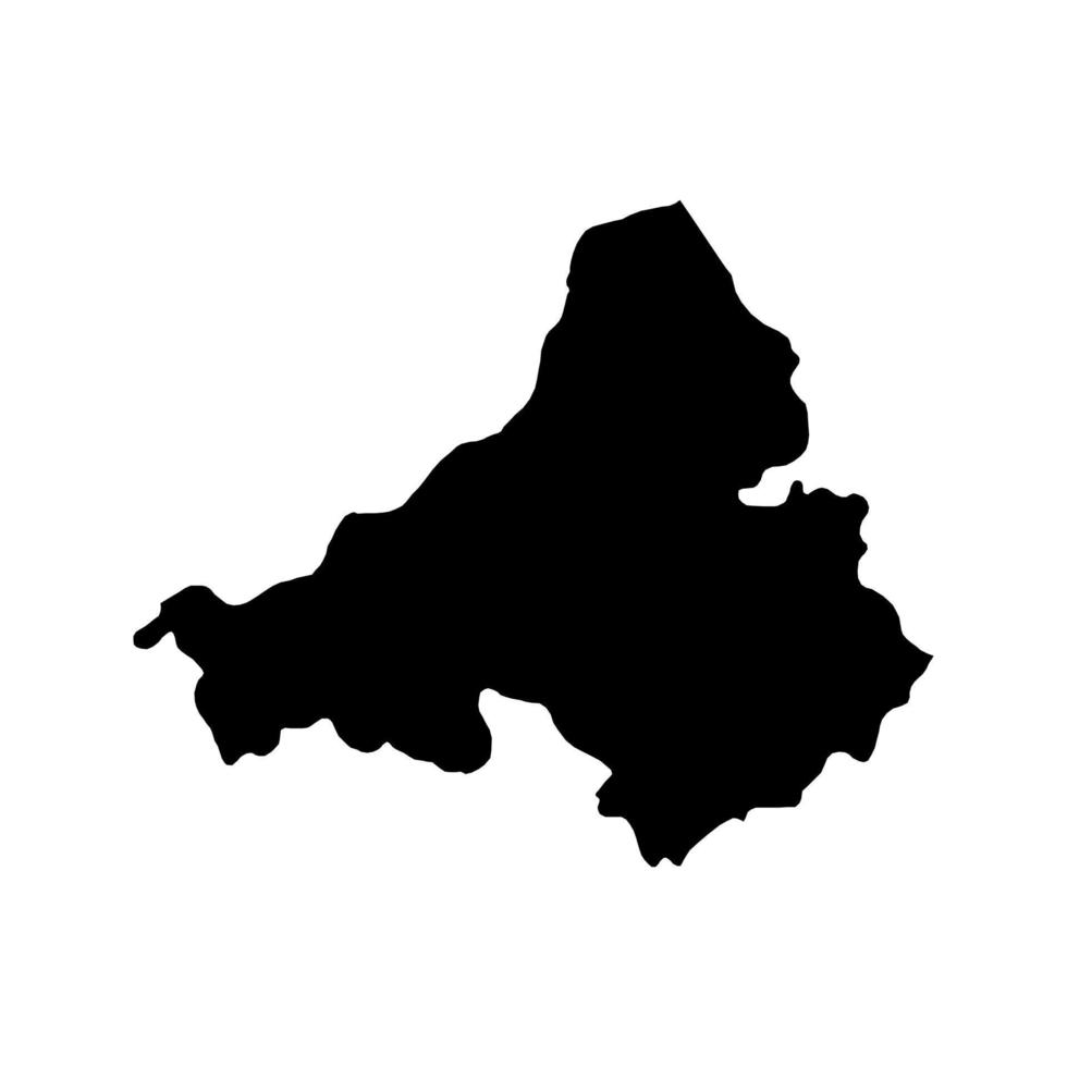 trencin kaart, regio van Slowakije. vector illustratie.