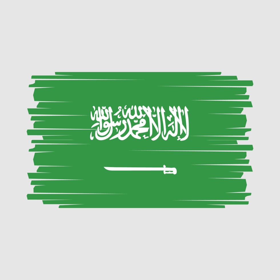 vlag van saoedi-arabië vector