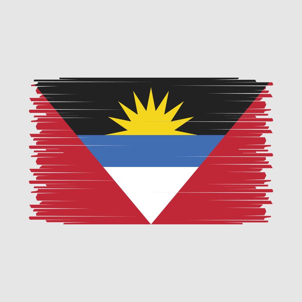 antigua vlag vector