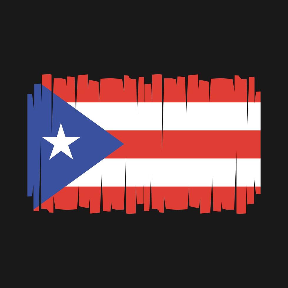 puerto rico vlag vector