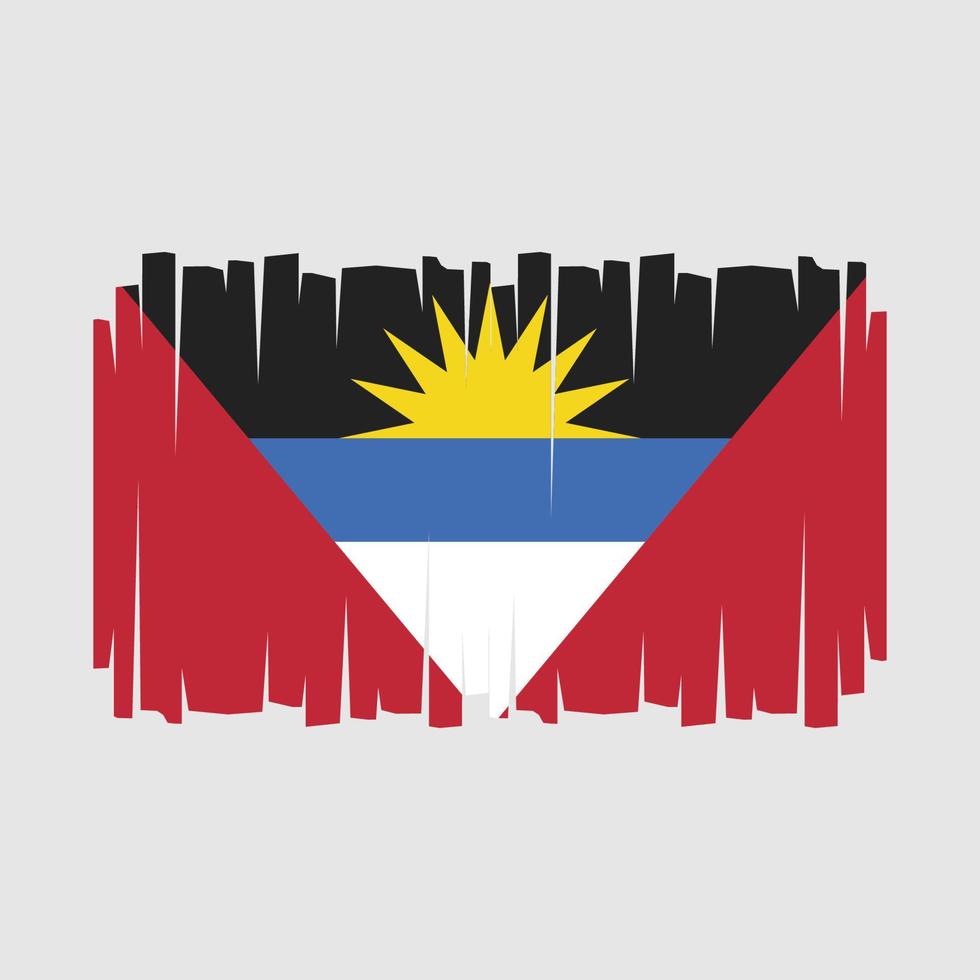 antigua vlag vector