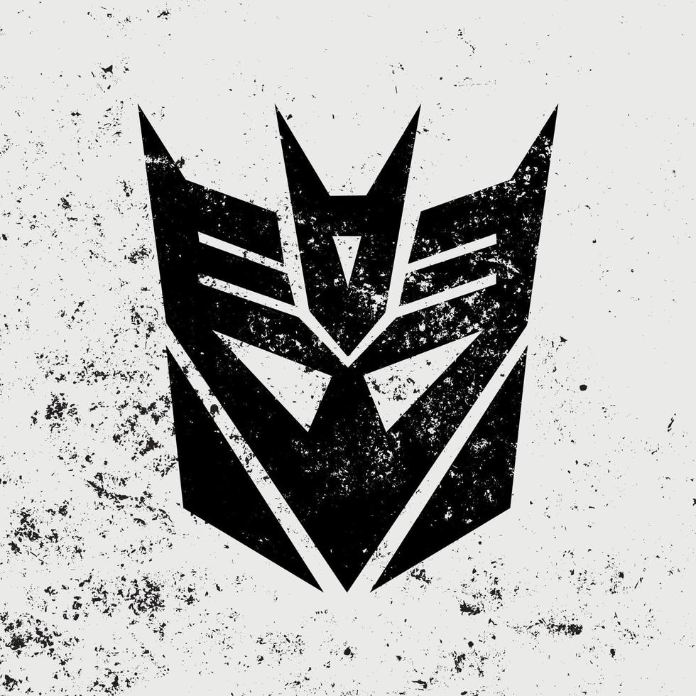transformatoren, bedrog logo. grunge effect vector