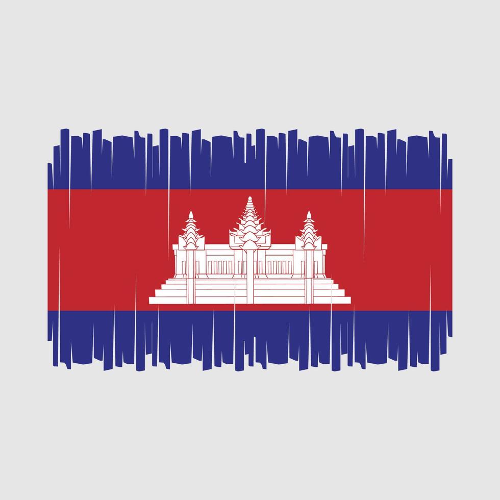 vlag van cambodja vector