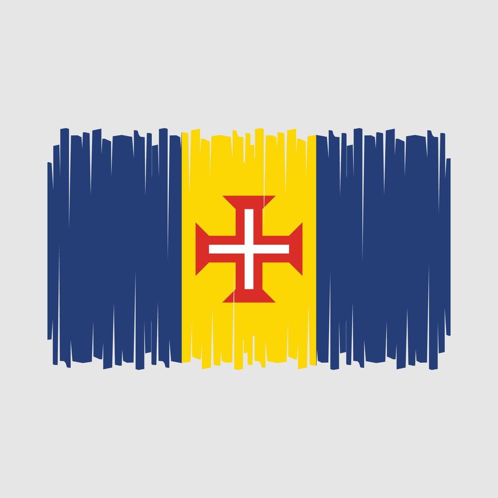 Madeira vlag vector