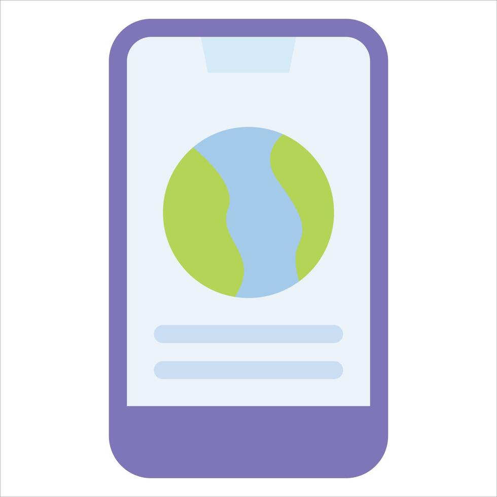 aarde app icoon voor downloaden vector