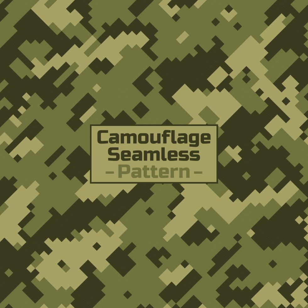leger camouflage vector naadloos patroon groente. naadloos patroon