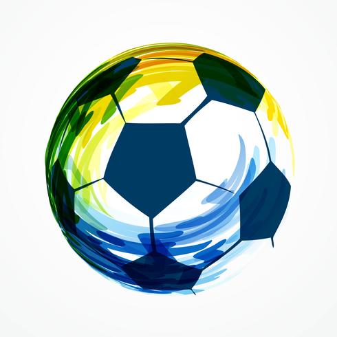 creatief voetbalontwerp vector