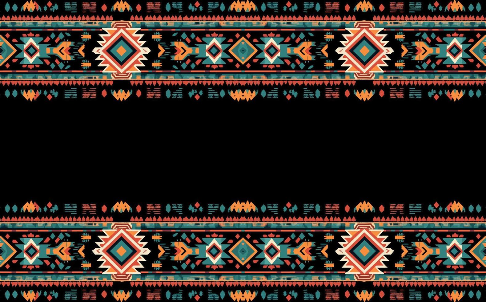 etnisch abstract ikat patroon. naadloos patroon in stam, volk borduurwerk, Mexicaans stijl. aztec meetkundig kunst ornament print ontwerp voor tapijt, behang, kleding, inpakken, kleding stof, omslag, textiel vector