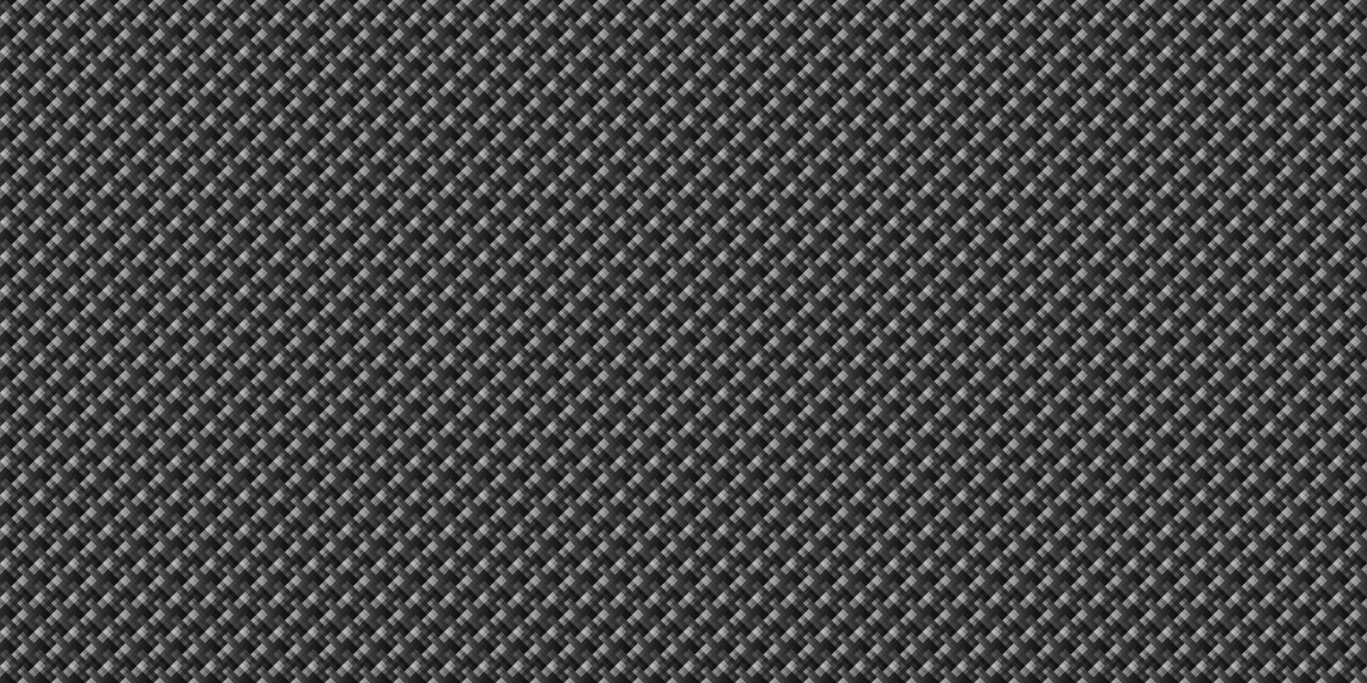 donker zwart pixel mozaïek- abstract naadloos meetkundig rooster achtergrond vector