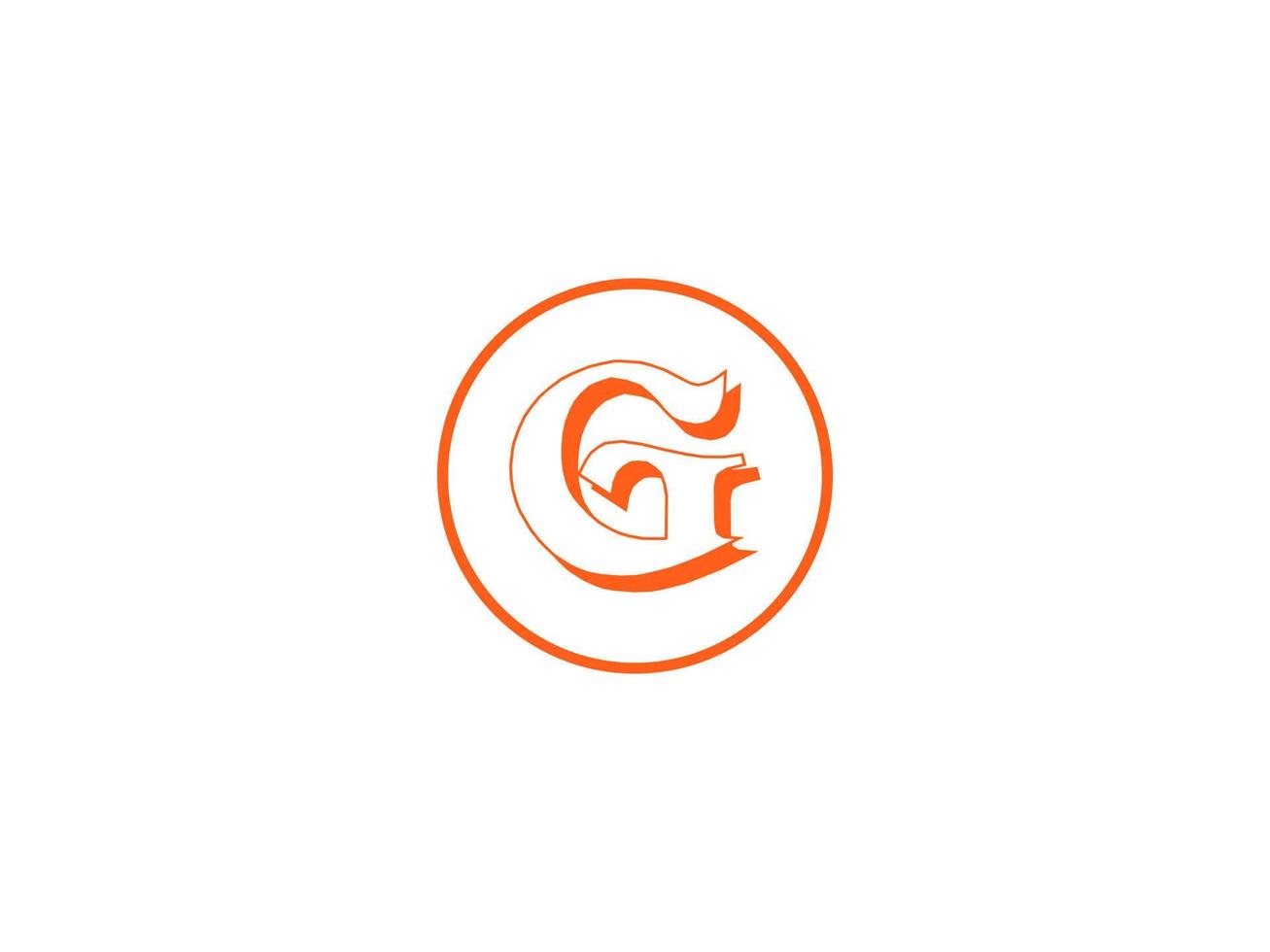 modern brief g logo ontwerp vector