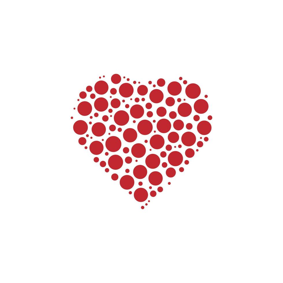 rood hart icoon vector illustratie
