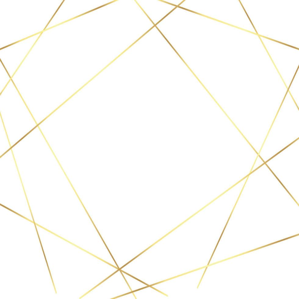 abstracte witte achtergrond met gouden lijnen - vector