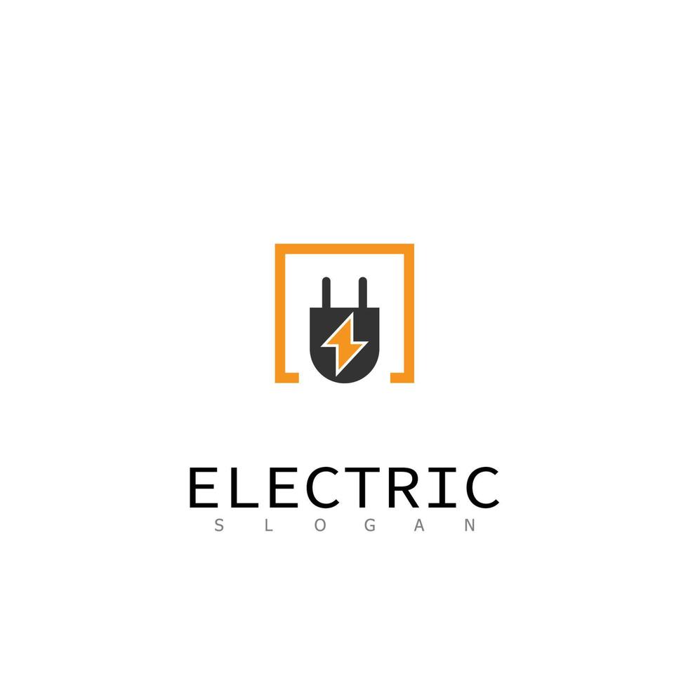 elektrisch macht modern tec technologie logo ontwerp vector