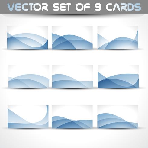 vector set visitekaartjes