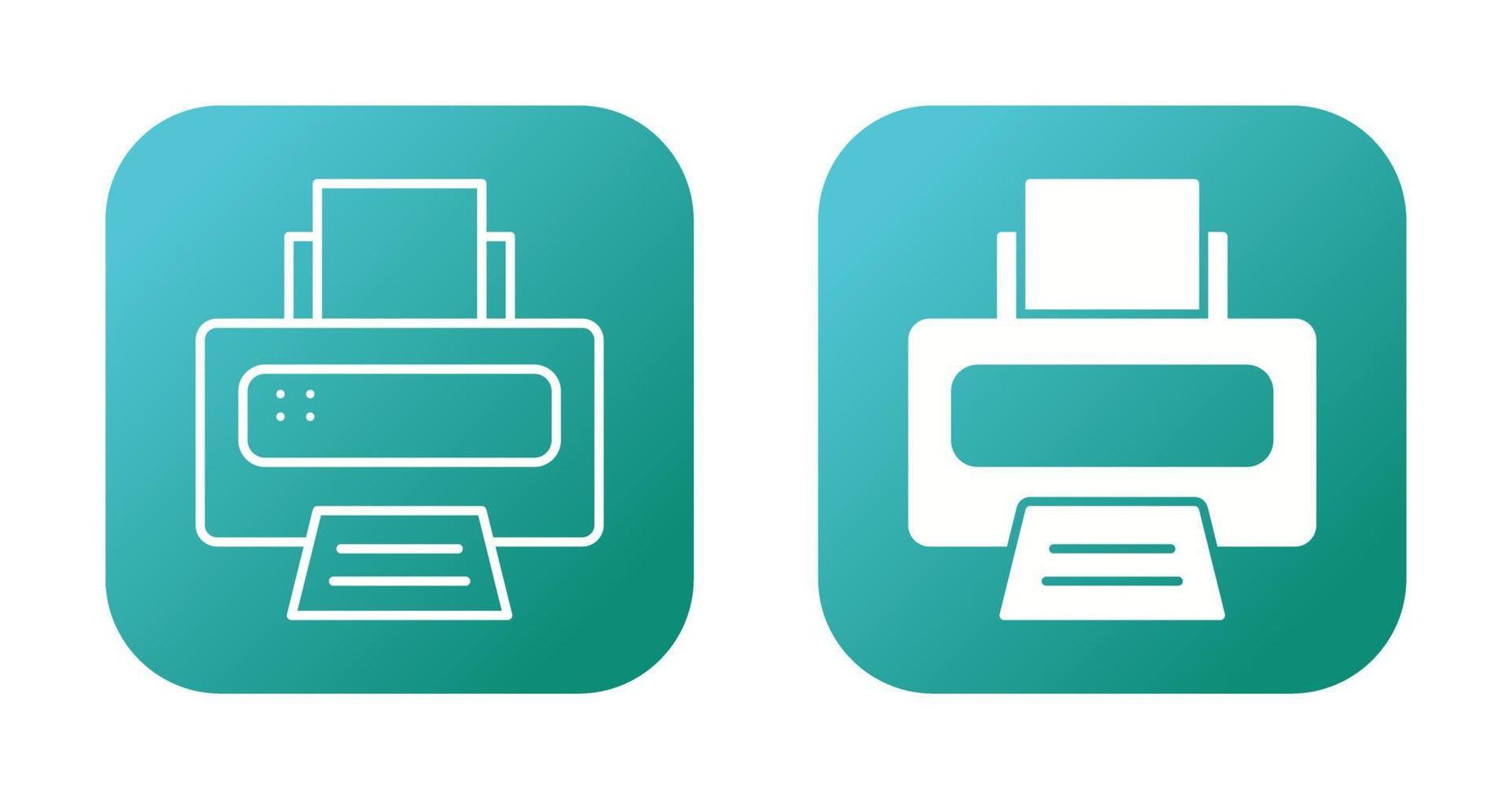 printer vector pictogram