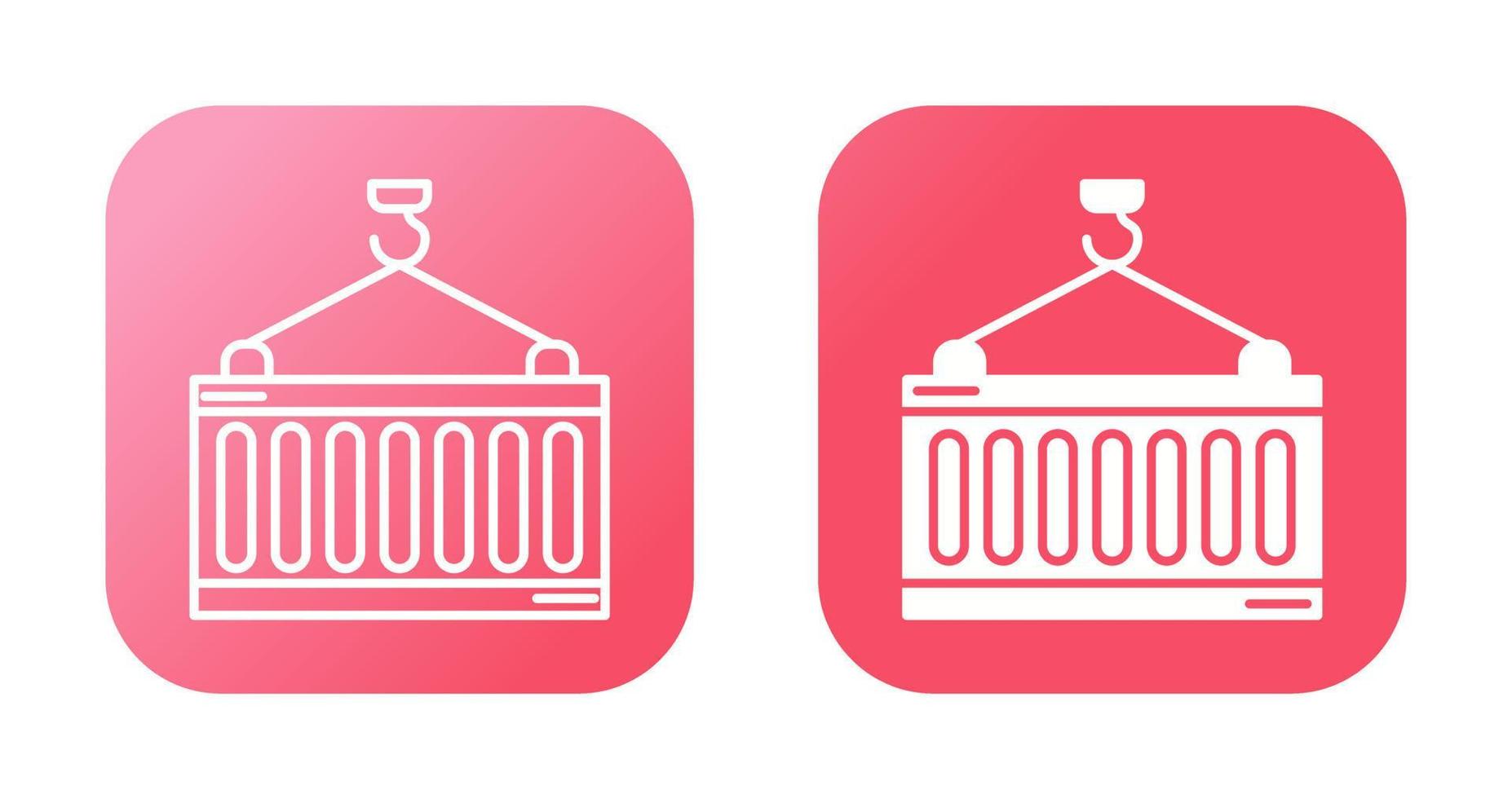 container vector pictogram