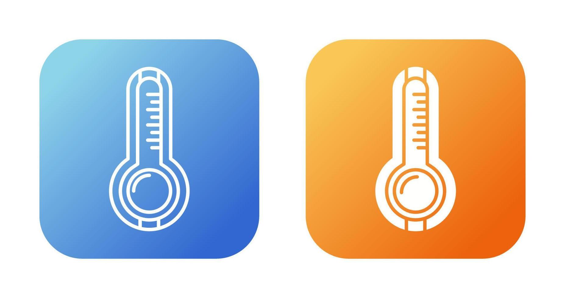 thermometer vector pictogram