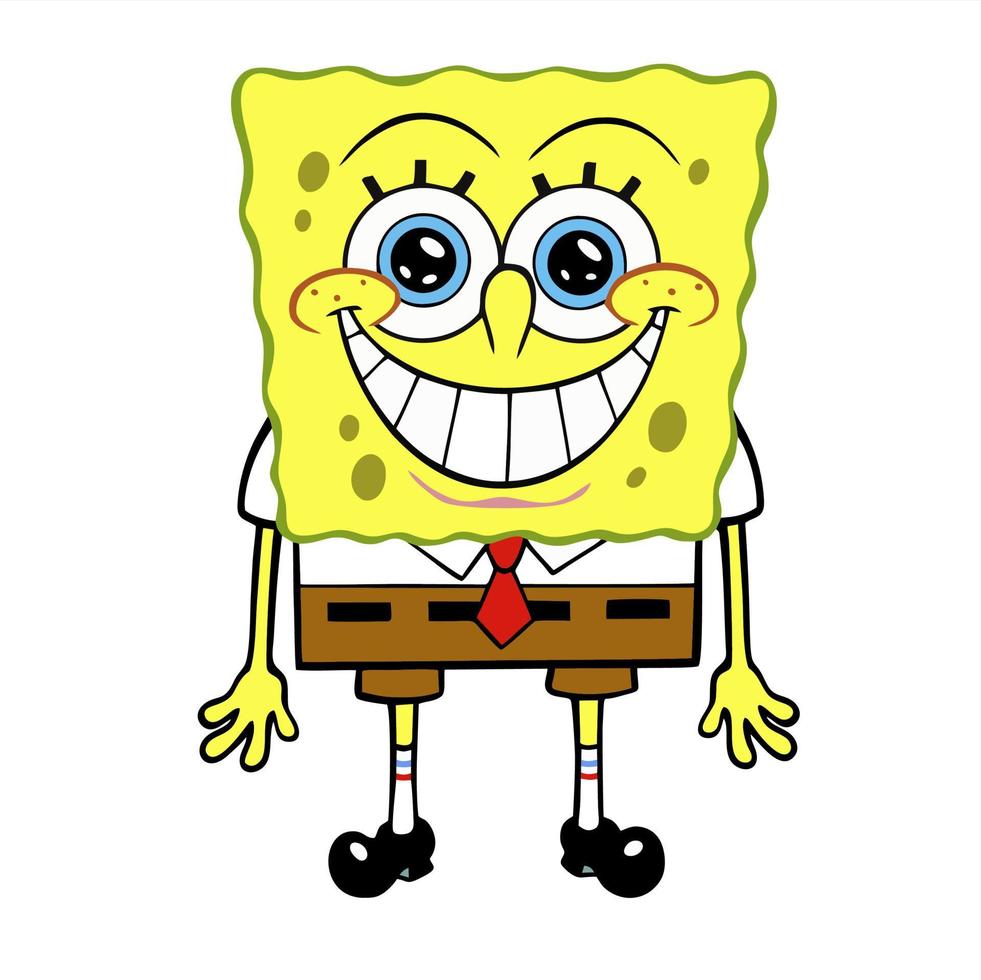 spongebob Vierkante broek tekenfilm vector