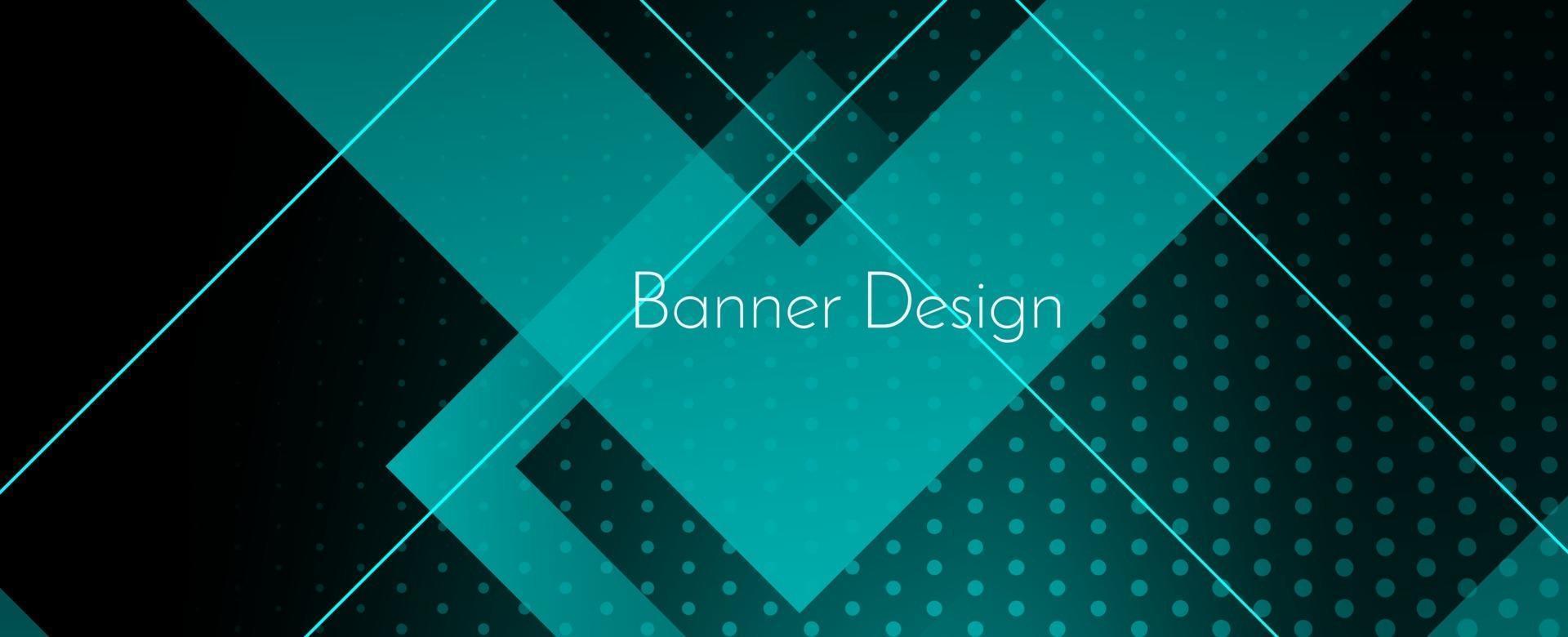 abstracte geometrische blauwe decoratieve moderne banner ontwerp achtergrond vector