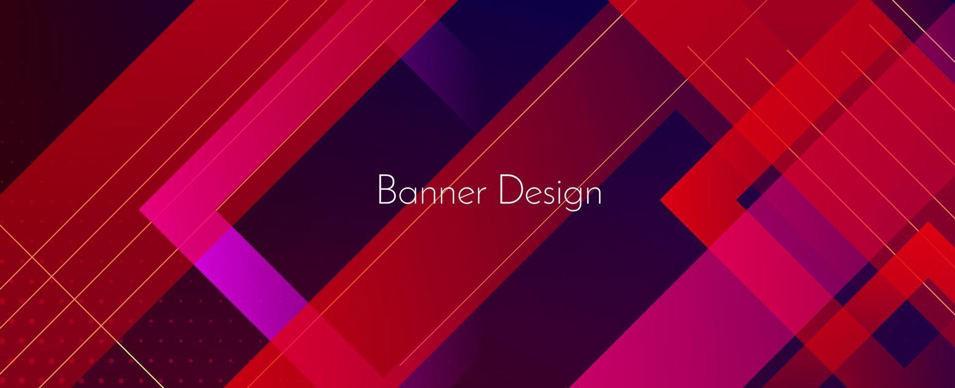 abstracte donkere geometrische kleurrijke moderne decoratieve banner ontwerp achtergrond vector