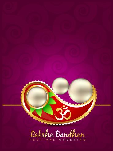 raksha bandhan festival vector