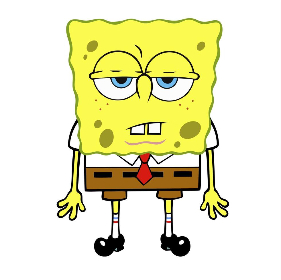 spongebob Vierkante broek tekenfilm vector