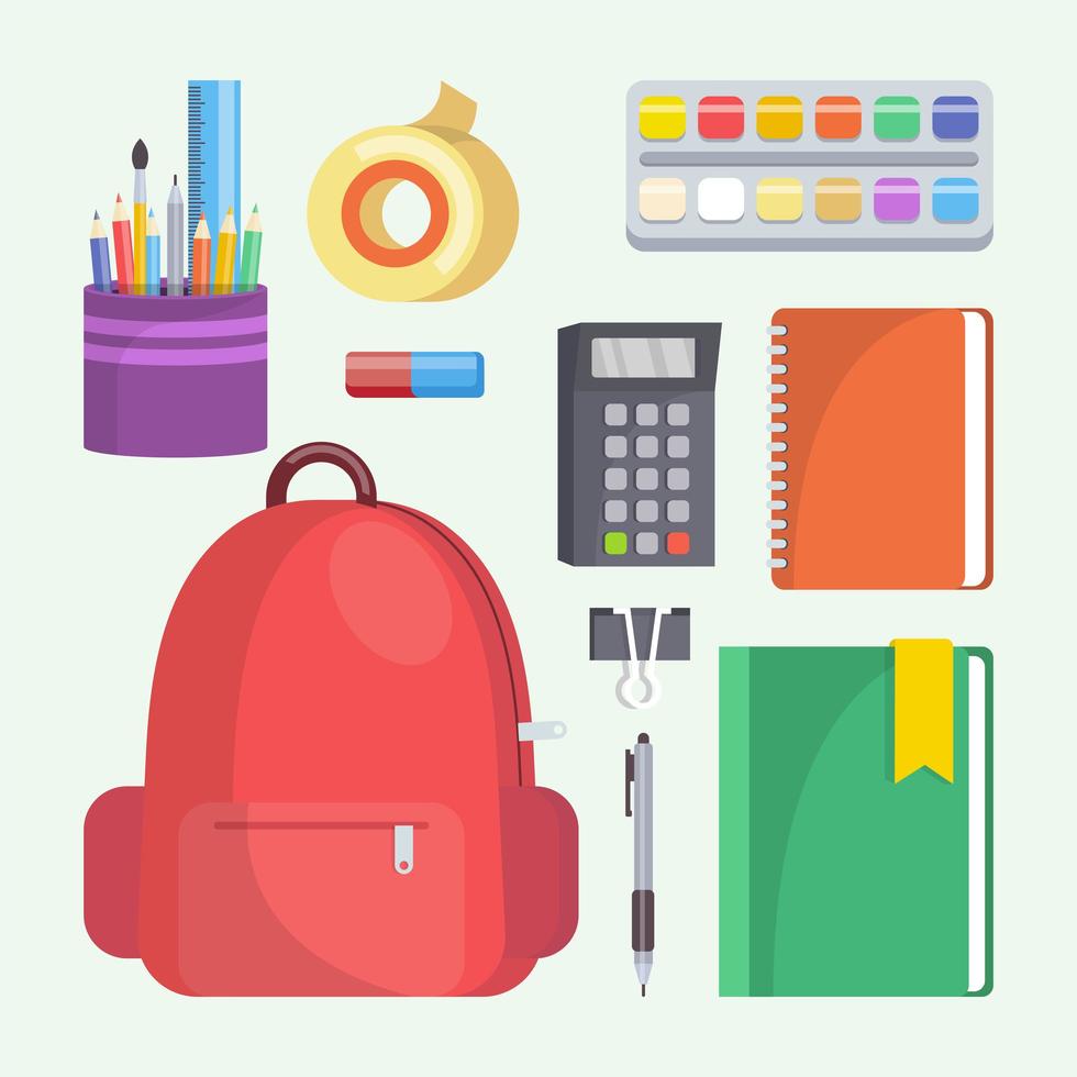 school element collectie vector