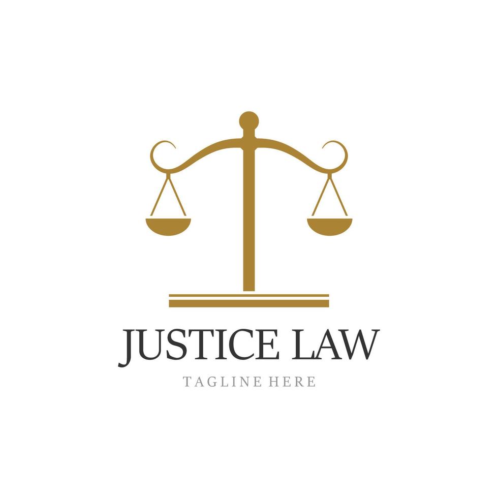 justitie wet logo sjabloon vector