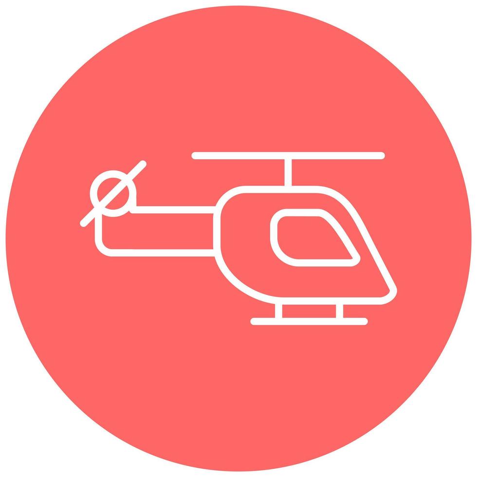 helikopter vector icoon stijl